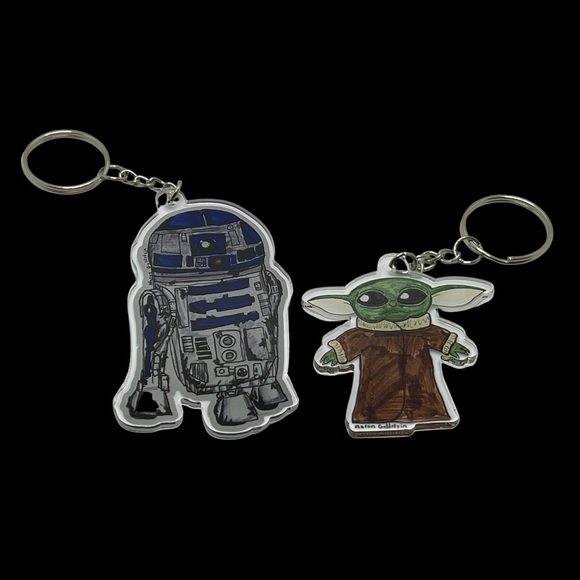 Star Wars Other - Mandalorian The Child Star Wars R2D2 Key Chains